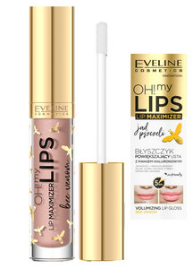 EVELINE COSMETICS OH! MY LIPS MAXIMIZER BŁYSZCZYK POWIĘKSZAJĄCY USTA HIALURON JAD PSZCZELI