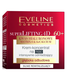 EVELINE COSMETICS SUPER LIFTING 4D 60+ KREM-KONCENTRAT NA NOC