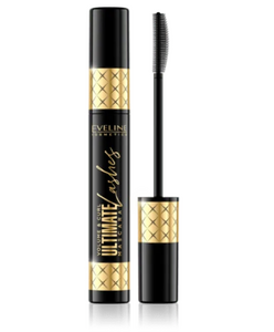 EVELINE COSMETICS ULTIMATE LASHES MASCARA POGRUBIAJĄCO - PODKRĘCAJĄCA CZARNY TUSZ DO RZĘS