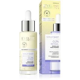 EVELINE FACE THERAPY SERUM SHOT PRZECIWZMARSZCZKOWE 0.2% RETINOL, NIACYNAMID