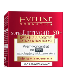 EVELINE SUPER LIFTING 4D KREM-KONCENTRAT NA NOC 50+ INTENSYWNA REGENERACJA