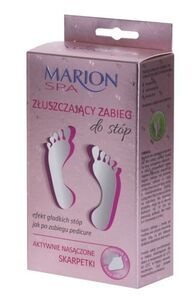 MARION SPA ZŁUSZCZAJACY ZABIEG DLA STÓP AKTYWNIE NASĄCZONE SKARPETKI