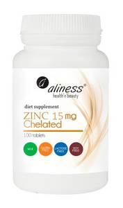 MEDICALINE ALINESS CYNK CHELATOWANY 15 mg 100 TABLETEK SUPLEMENT DIETY