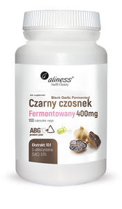 MEDICALINE ALINESS CZARNY CZOSNEK FERMENTOWANY 400g 100 kapsułek Vege