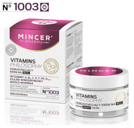 MINCER PHARMA VITAMINS PHILOSOPHY ODBUDOWUJĄCY KREM NA NOC No. 1003