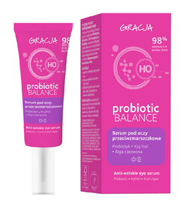 MIRACULUM GRACJA PROBIOTIC BALANCE SERUM POD OCZY PRZECIWZMARSZCZKOWE PROBIOTYK, KSYLITOL, ALGA CZERWONA