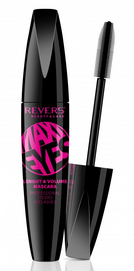 REVERS COSMETICS MAXI EYES WYDŁUŻENIE I OBJĘTOŚĆ TUSZ DO RZĘS Z SERUM CZARNY