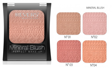 REVERS COSMETICS MINERAL BLUSH PERFECT MAKE UP RÓŻ DO POLICZKÓW