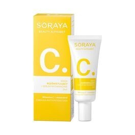 SORAYA BEAUTY ALPHABET "C" KREM ROZŚWIETLAJĄCY + SERUM WITAMINOWE 2w1 WITAMINA C