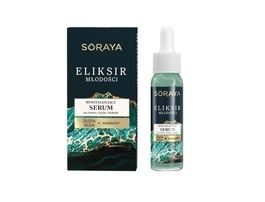 SORAYA ELIXIR MŁODOŚCI SERUM REWITALIZUJĄCE TWARZ, SZYJA, DEKOLT - ZŁOTA ALGA